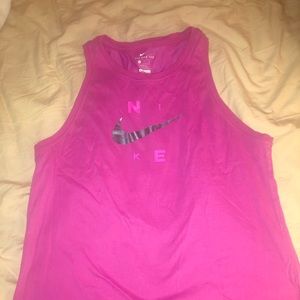 Pink NIKE tank